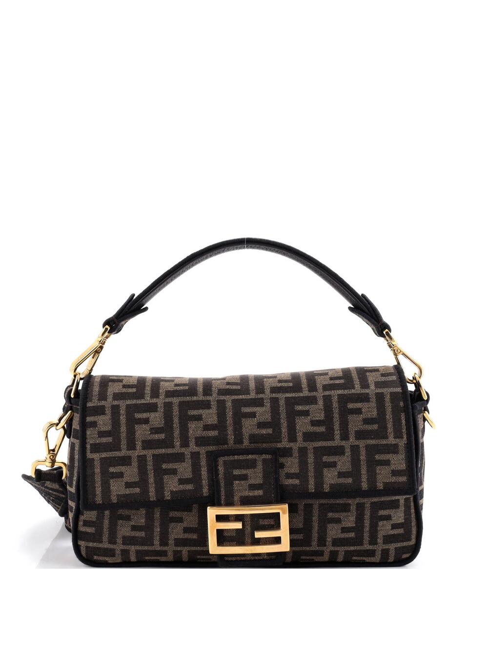 Fendi Baguette Nm Bag Zucca Canvas #301521F24B